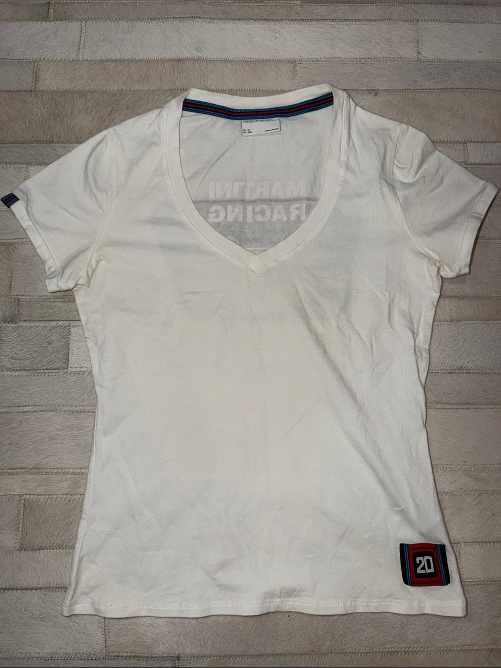 Porsche Design White V-Neck women’s t-shirt